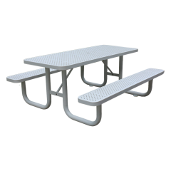 Outdoor furniture picnic table with bench