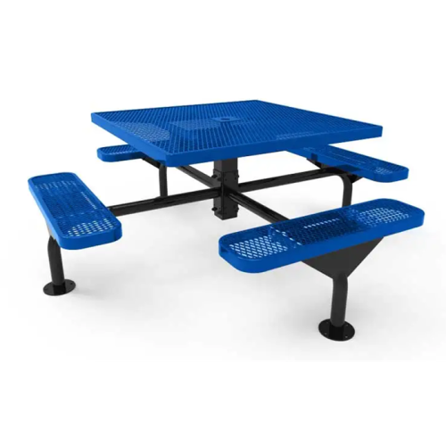 8 seater round picnic table with single pedestal
