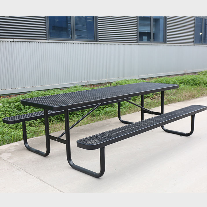 Modern outdoor farmhouse picnic bench table