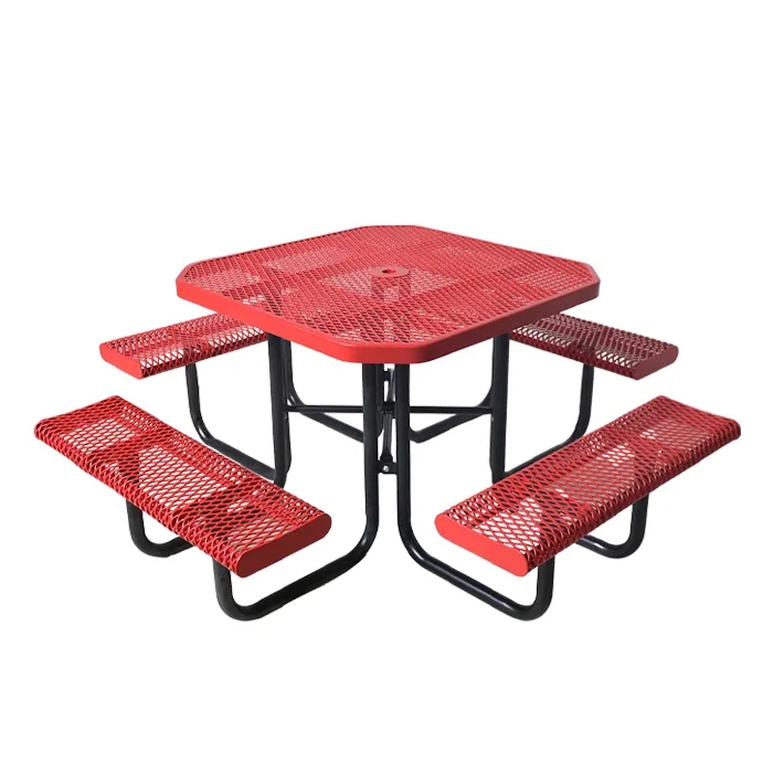 8 seater octagonal commercial outdoor picnic tables