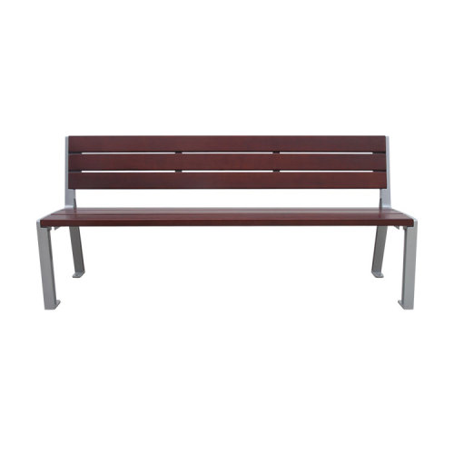 outdoor public WPC wooden bench