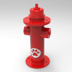 Dog park fire hydrant