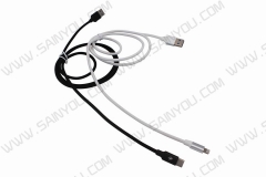 Flexible USB data cable