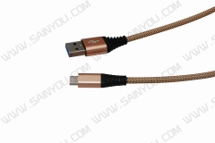 Extremely high stretching resistance USB data cable