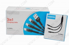 3 in 1 USB Date Cable
