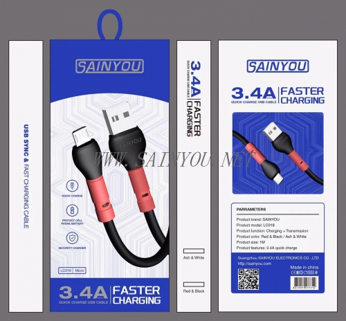 PVC USB data cable