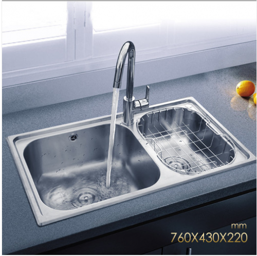 Jomoo 02094-00-Z  Double Basin Kitchen Sink Stainless Steel With Kitchen Faucets Life Time Warranty