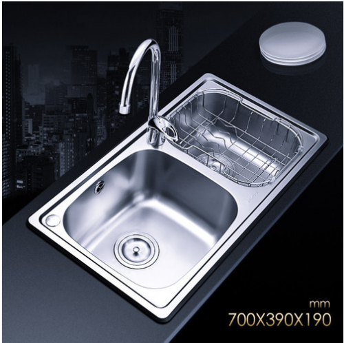 Jomoo 02081-00-Z Double Bowl Kitchen Sink Undermount Kitchen Sink Stainless Steel with Brass Kitchen Faucet Lifetime Warranty
