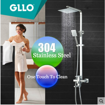 Gllo Shower Faucet GL-Tcieg Shower Head With Hose Pressure Balanced Shower Faucets With Rain Shower Heads Handheld Shower Head Bathtub Spout