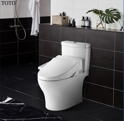 TOTO Toilets CES982CB-983 TOTO Washlet Dual Tornado Flush Stored Hot Water Intelligent TOTO Toilets Seats Slow Close 1.2 GPF & 0.8 GPF