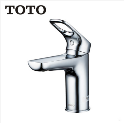 TOTO Bathroom Faucet DL362 TOTO Chrome Bathroom Faucets Brass Single Hole Bathroom Faucet With Drain