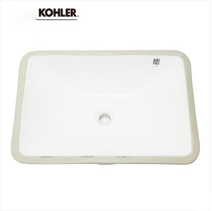 Kohler Bathroom Sinks 20414T Kohler Single Sink Vanity Caxton Series Ceramic Rectangular Undermount Bathroom Sinks Without Bathroom Sink Stopper