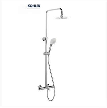 Kohler Shower Faucets 99741T Kohler Shower Head 1/2" Thermostatic Mixing Three-Way Rainfall Shower Head Tub Spout Shower Head With Hose 3 Spray Modes