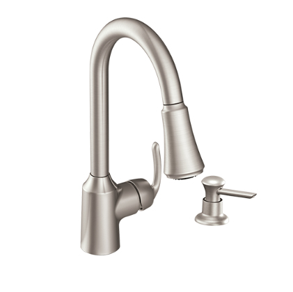 Moen Kitchen Faucets CA87094SRS Spot Resistant Pull Out Kitchen Taps With 2 Spray