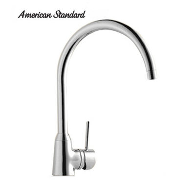 American Standard Faucets Kitchen FFAS5608 Polished Chrome White Kitchen Faucet