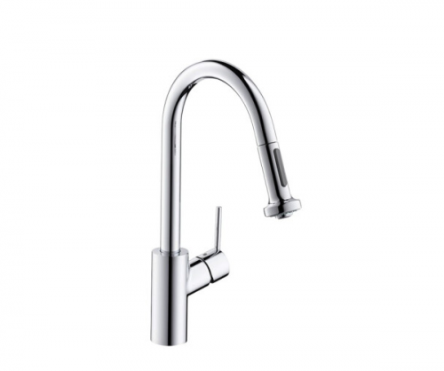 Hansgrohe Kitchen Faucet 14877 Polished Chrome Pull Down Kitchen Faucet With 2 Spray Made In Germany