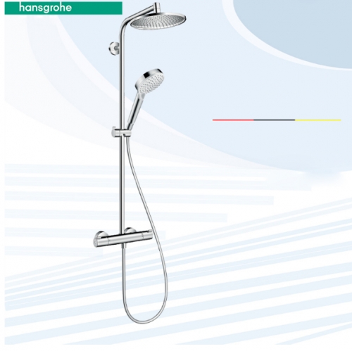 Hansgrohe Shower Faucet 27340 Thermoatistc Raindance Dual Shower Head Shower Head With Hose 4 Spray