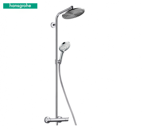 Hansgrohe Shower Faucet 26167 Thermostatic Raindance High Rainfall Shower Head Rainfinity Shower Head With Hose 3 Spray
