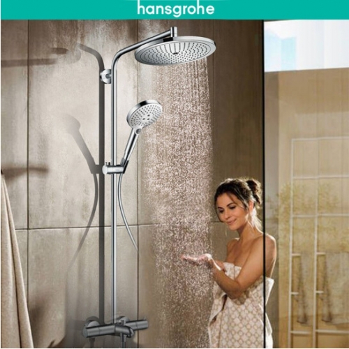 Hansgrohe Shower Faucet 26175 Thermostatic Raindance Rainfall Shower Head 280 mm Tub Spout Rainfinity Handheld Shower Head 3 Spray