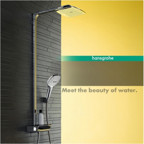 Hansgrohe Shower Faucet 27286 Thermostatic Dual Shower Head Raindance 360 mm High Pressure Shower Heads 3 Spray