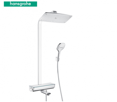 Hansgrohe Shower Faucet 27113 Thermostatic Dual Shower Head Raindance 360 mm Tub Spout High Pressure Shower Heads 3 Spray