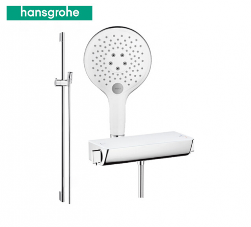 Hansgrohe Shower Heads 131614 & 265514 Raindance Thermostatic With Shelf 150 mm Shower Head With Hose 3 Spray