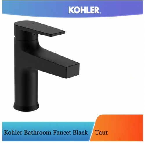 Kohler Bathroom Sink Faucets 74013T Black Taut Single Hole Bathroom Faucet