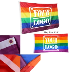 3' x 5' Rainbow Flag