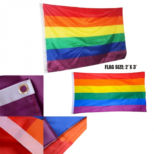 2' x 3' Rainbow Flag