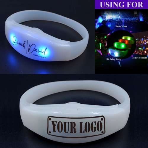 Silicone Sound LED Flashing Bracelets