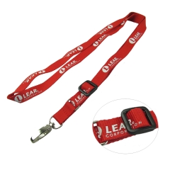 Adjustable Polyester Neck Lanyard