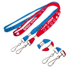 Shoelace Neck Lanyard w/ Swival J hook