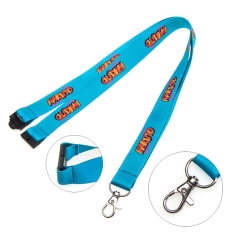 Sublimated Polyester Neck Lanyard w/ Safe breakaway