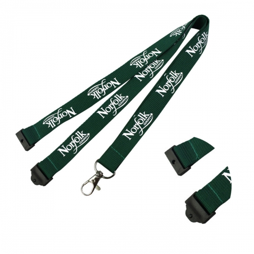 Polyester Neck Lanyard w/ Neck breakaway