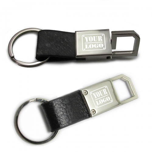 Leather Strap Car KeychainV