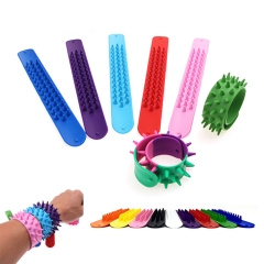 Spiky Silicone Slap Bracelet