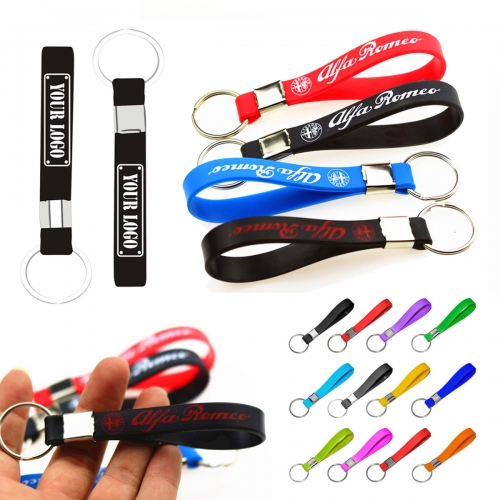 Silicone Wristband Keychain