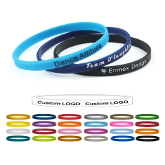 Narrow Silicone Bracelet