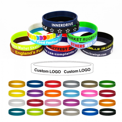 Custom Debossed Silicone Bracelet