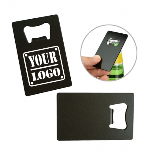 Black Credit Card Bottle Opener