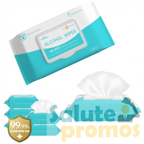 50 Sheets Alcohol Wipes