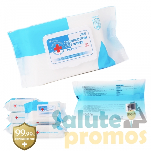 80 Sheets 75% Alcohol Wipes
