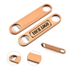 Wooden Handle Bottle Opener