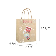 Christmas Kraft Paper Bags