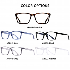 ANDWOOD Blue Light Blocking Glasses Men Women Computer Filter Large Frame Bluelight Blocker Anti Blue Ray Square Black