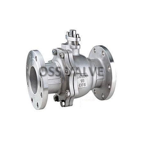 GB Standard 2PCS Body Flange Ball Valve