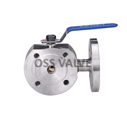 Three Way Wafer Ball Valve