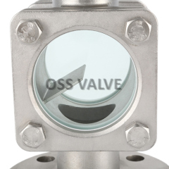 Square Type Flange Sight Glass