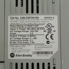 Allen-Bradley 22B-D2P3N104 Ser A Inverter