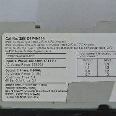 Allen-Bradley 25B-D1P4N114 Inverter